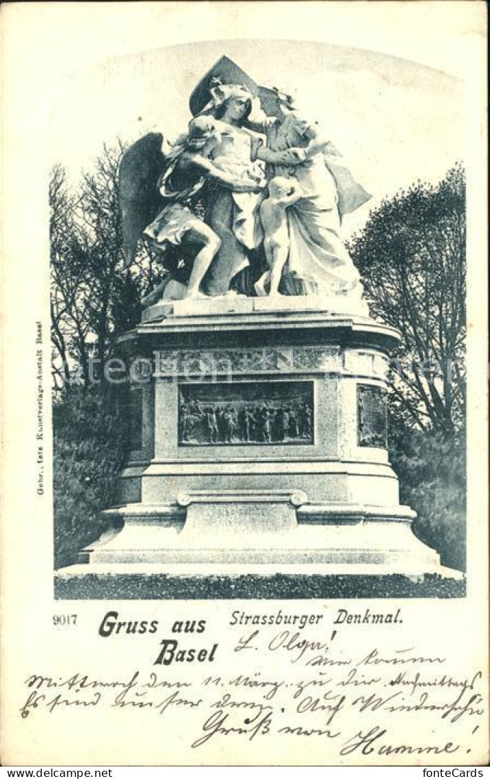 12042402 Basel BS Strassburger Denkmal Basel BS - Sonstige & Ohne Zuordnung