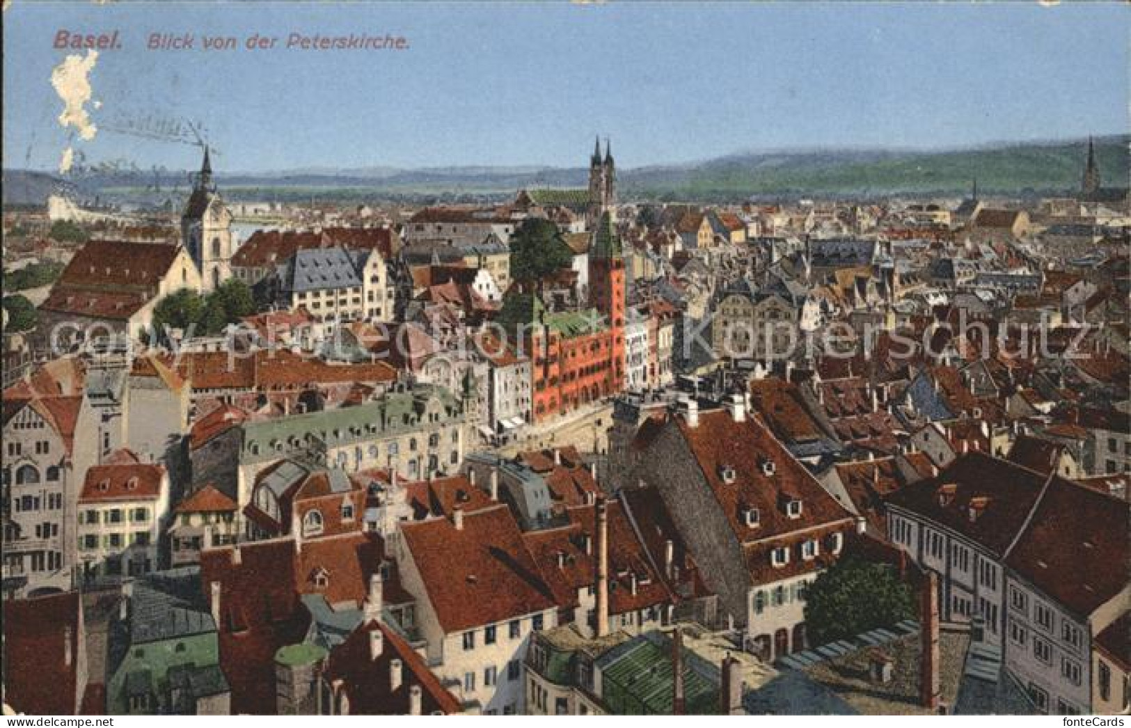 12042383 Basel BS Blick Von Der Peterskirche Basel BS - Other & Unclassified