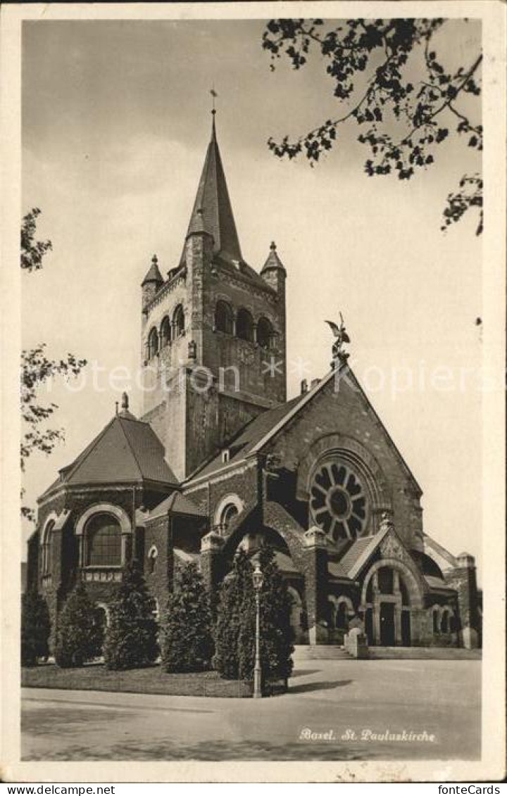 12042380 Basel BS St Pauluskirche Basel BS - Sonstige & Ohne Zuordnung