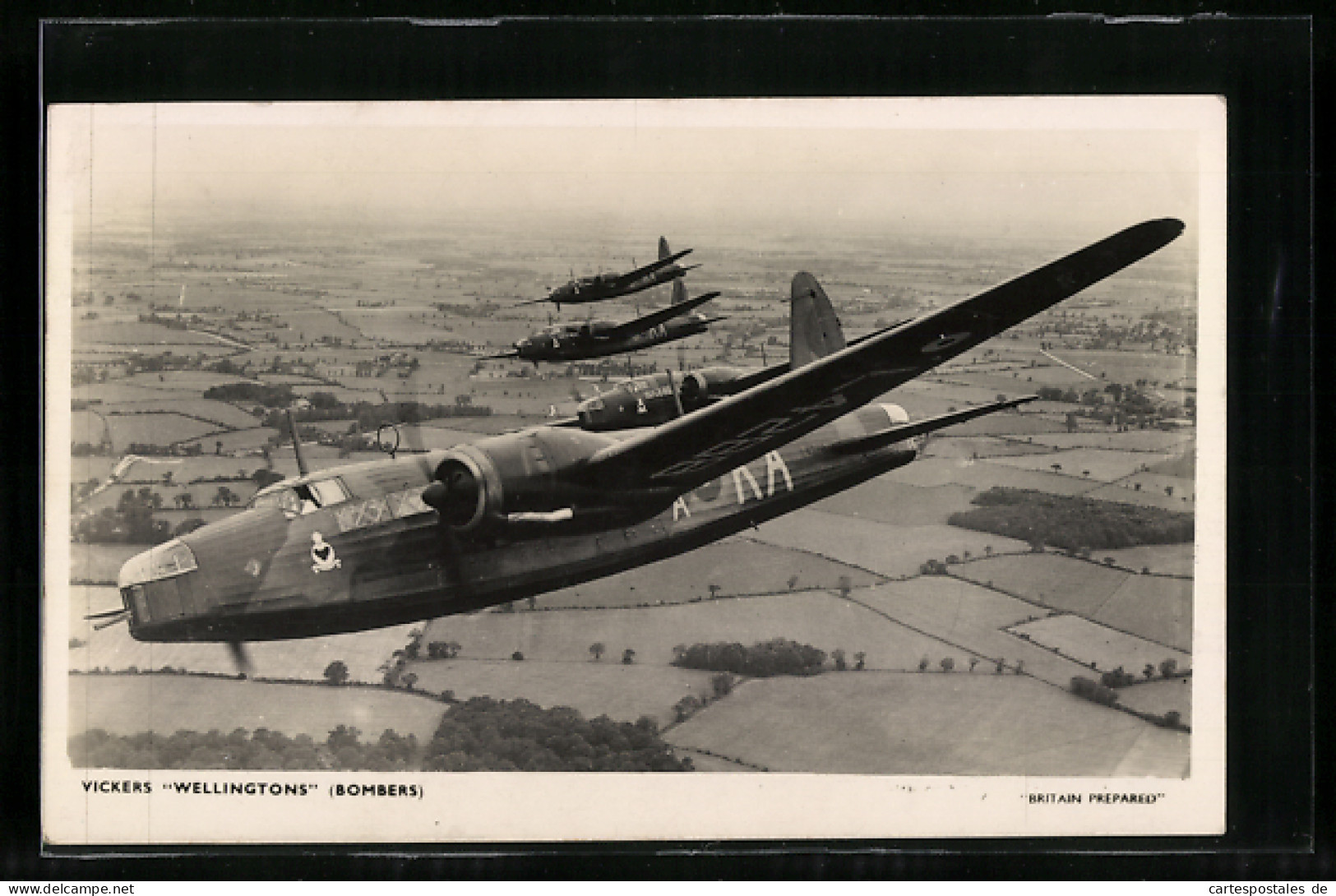 AK Vickers Wellingtons, Flugzeuge In Der Luft  - 1939-1945: 2. Weltkrieg