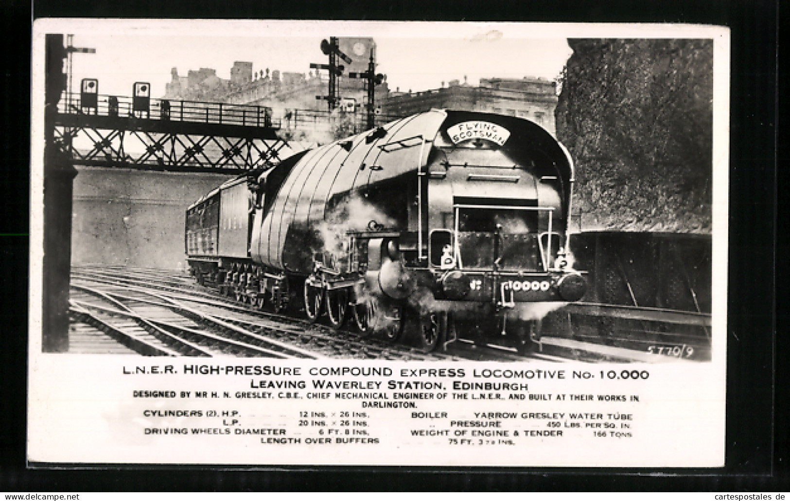 Pc LNER Express Locomotive No. 10000 Flying Scotsman  - Treni