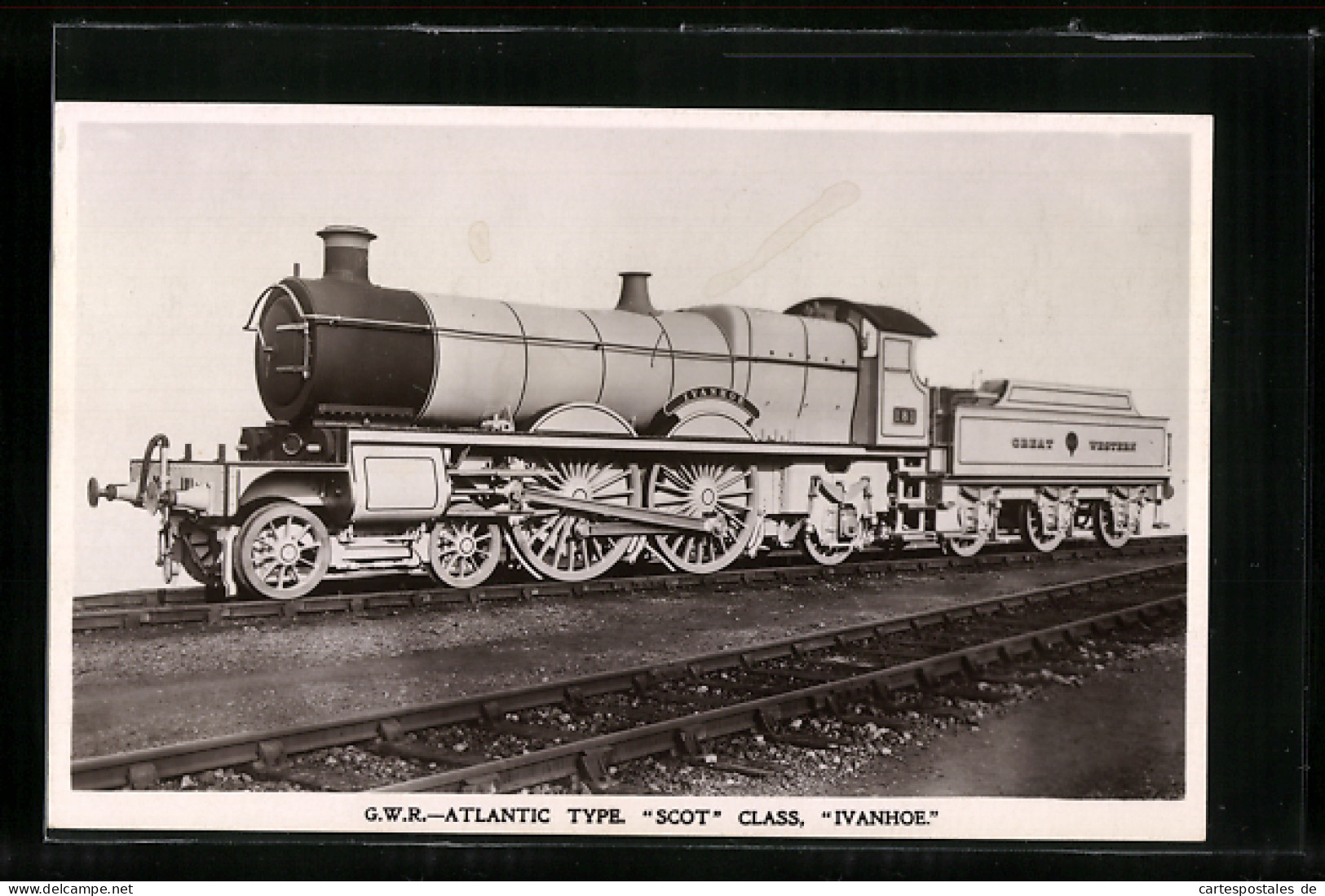 Pc GWR Atlantic Type Scot Class Ivanhoe  - Trains