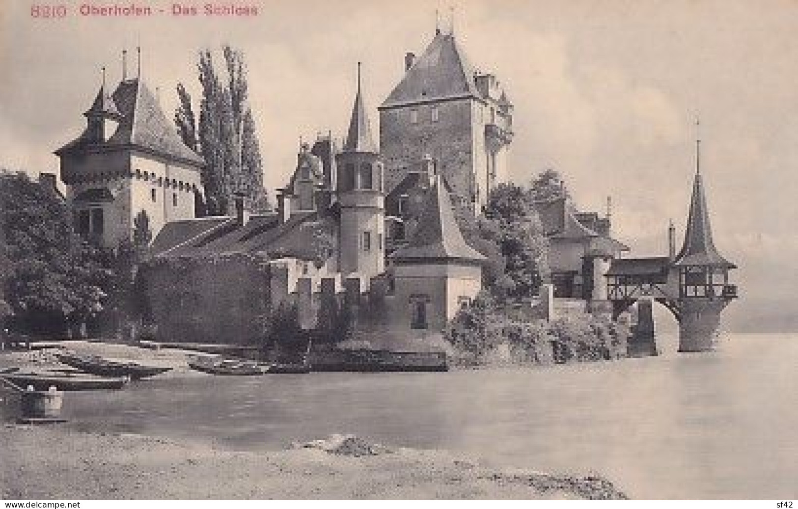 OBERHOFEN              DAS SCHLOSS - Oberhofen Am Thunersee