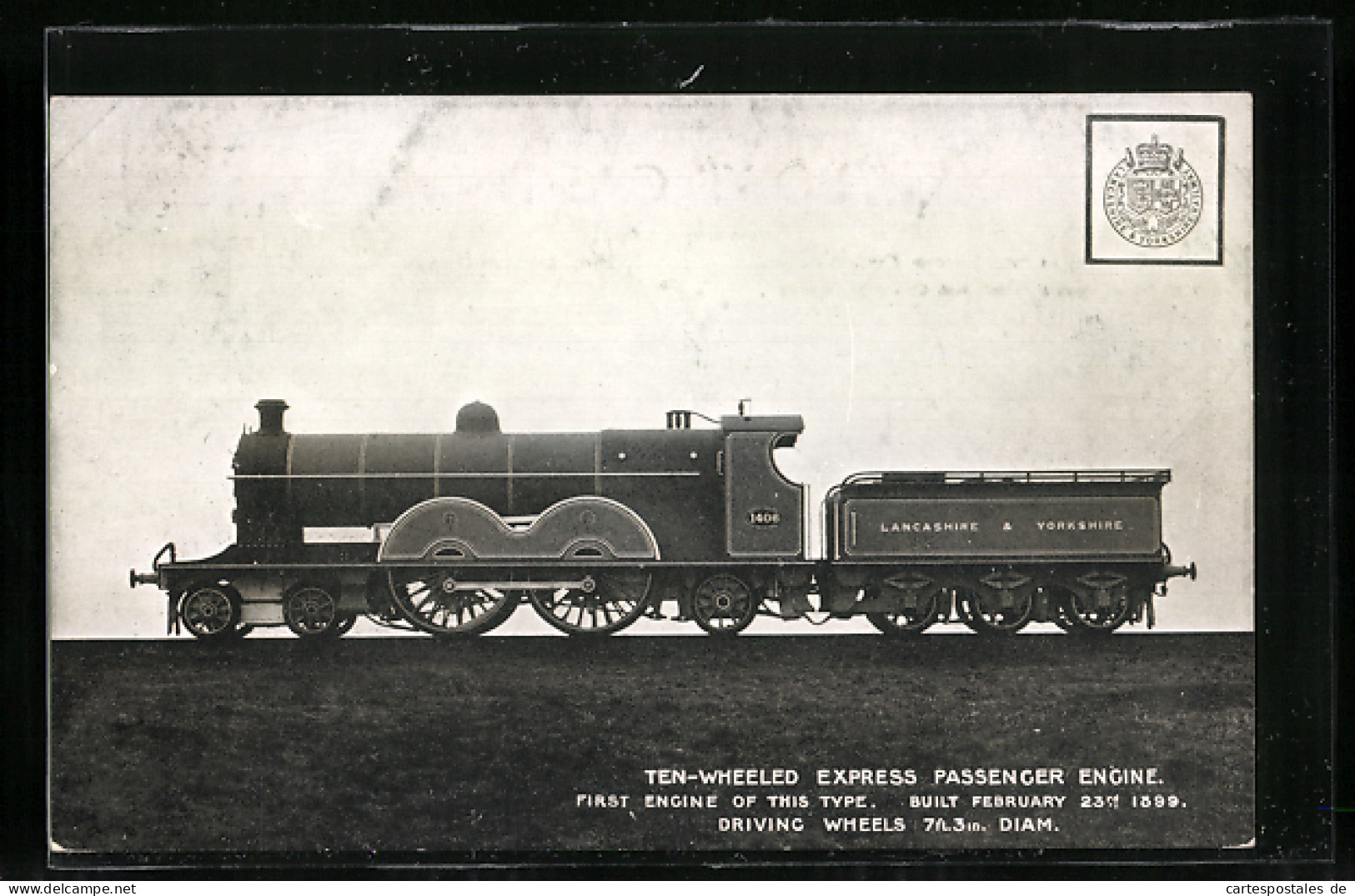 Pc Express Passenger Engine No. 1406 Der Lancashire & Yorkshire  - Trains
