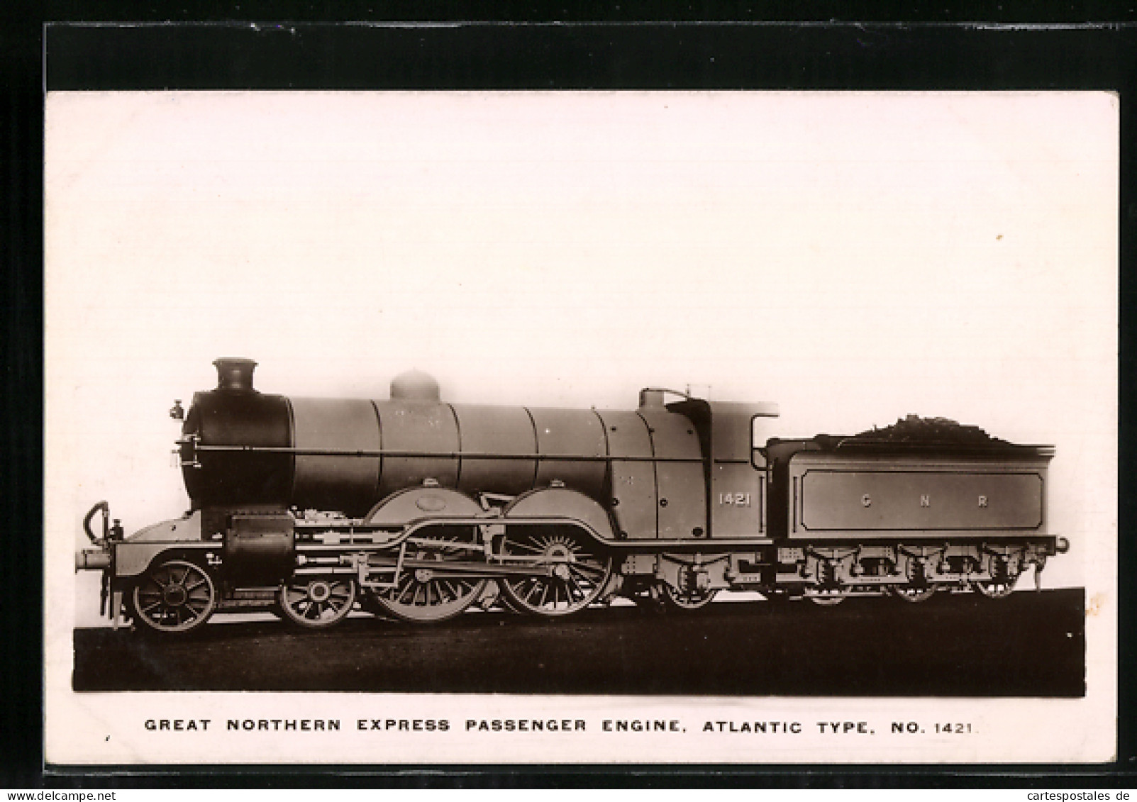 Pc Great Northern Express Passenger Engine No. 1421  - Trains