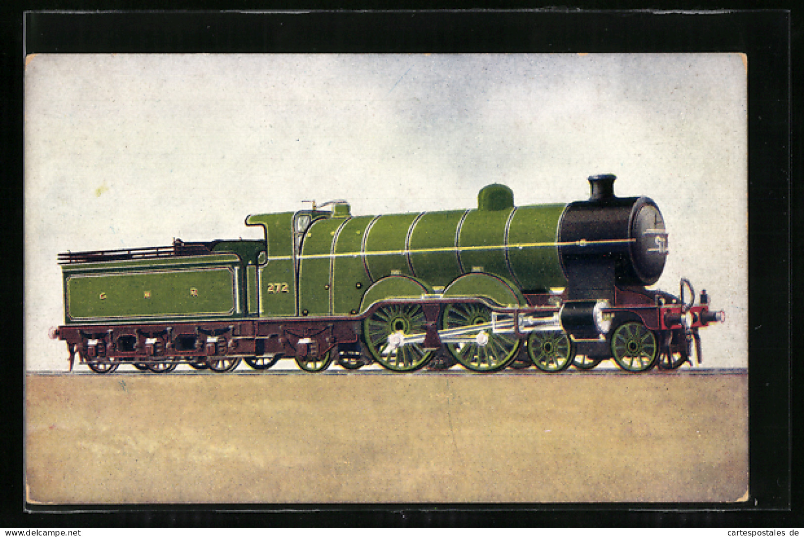 Pc Englische Eisenbahn Express Passenger Engine 272, GNR  - Treni