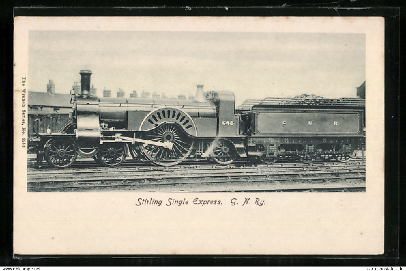Pc Englische Eisenbahn, Lokomotive No. 548 Der C. N. R., Stirling Single Express  - Trains