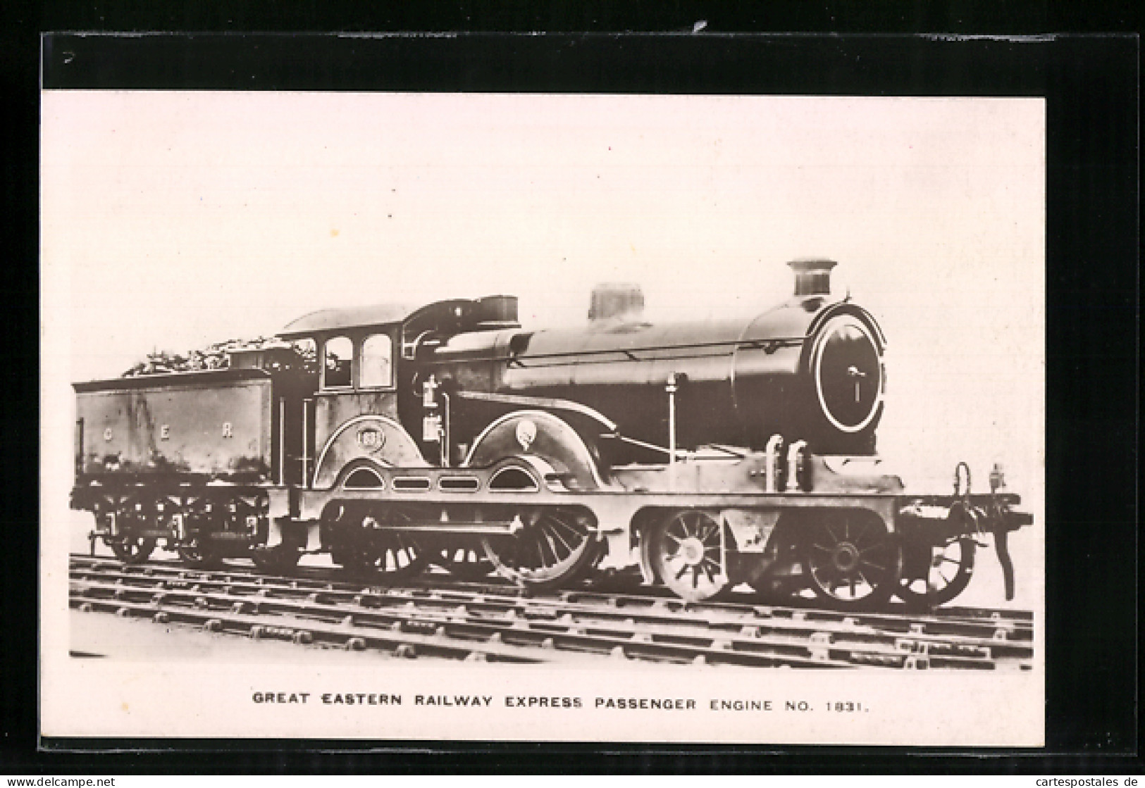 Fold Open Pc Great Eastern Railway Express Passenger Engine No. 1831  - Treni