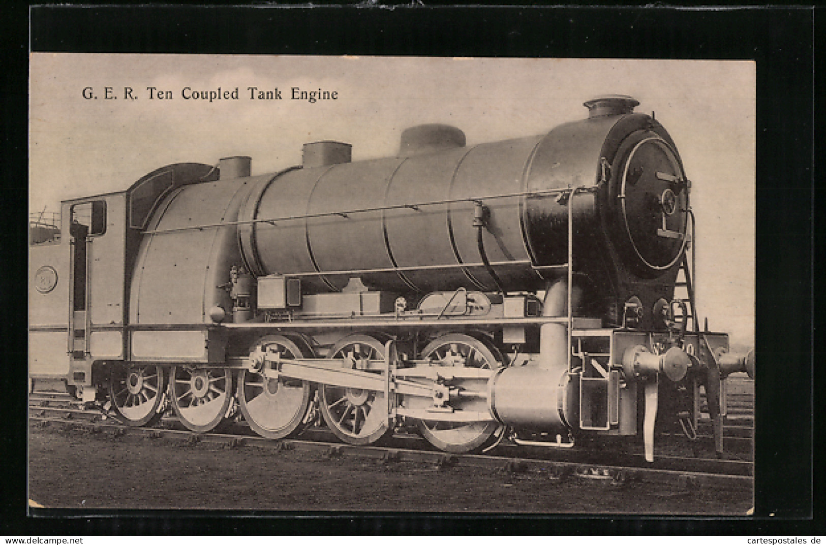 Pc Englische Eisenbahn Ten Coupled Tank Engine  - Trains