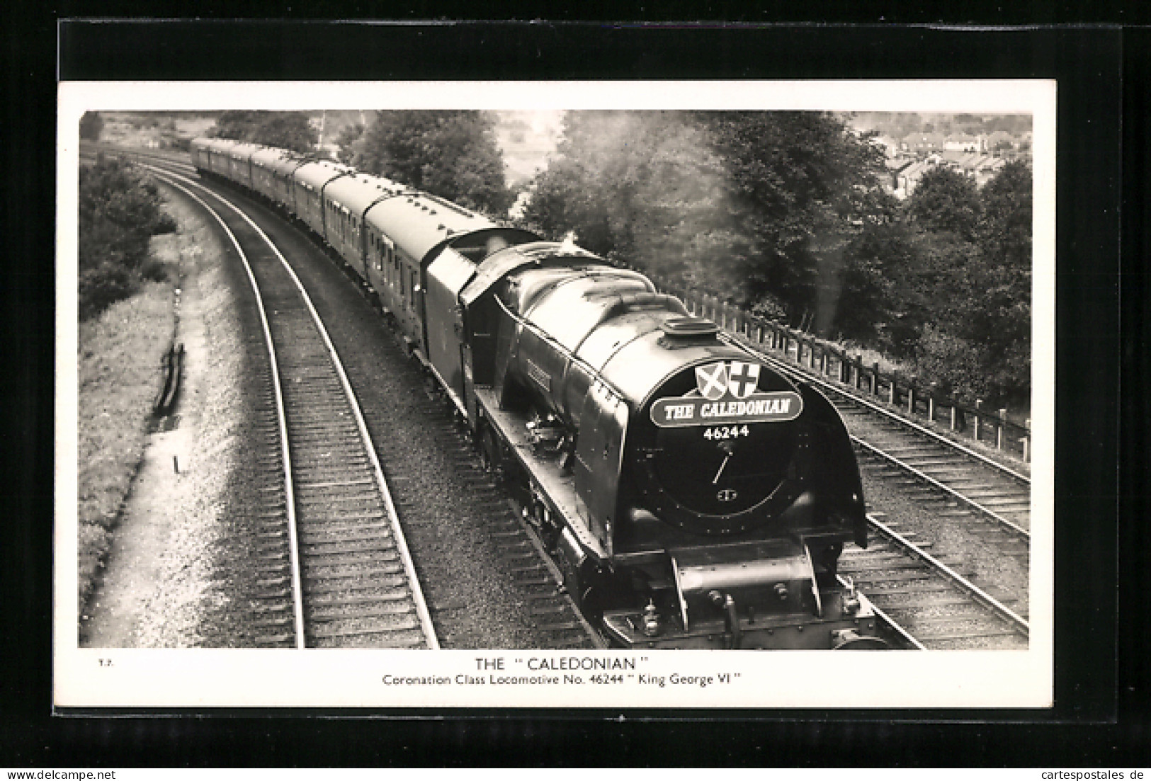 Pc The Caledonian, Locomotive No. 46244 King George VI  - Treni