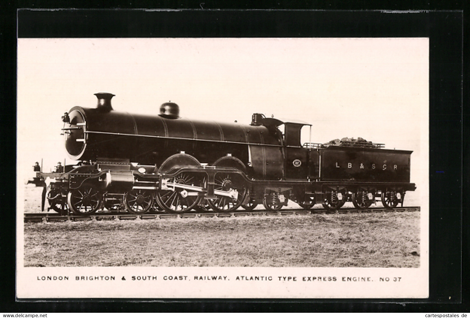 Pc Lokomotive Atlantic No. 37 Der L. B. & S. C. R., Englische Eisenbahn  - Treni