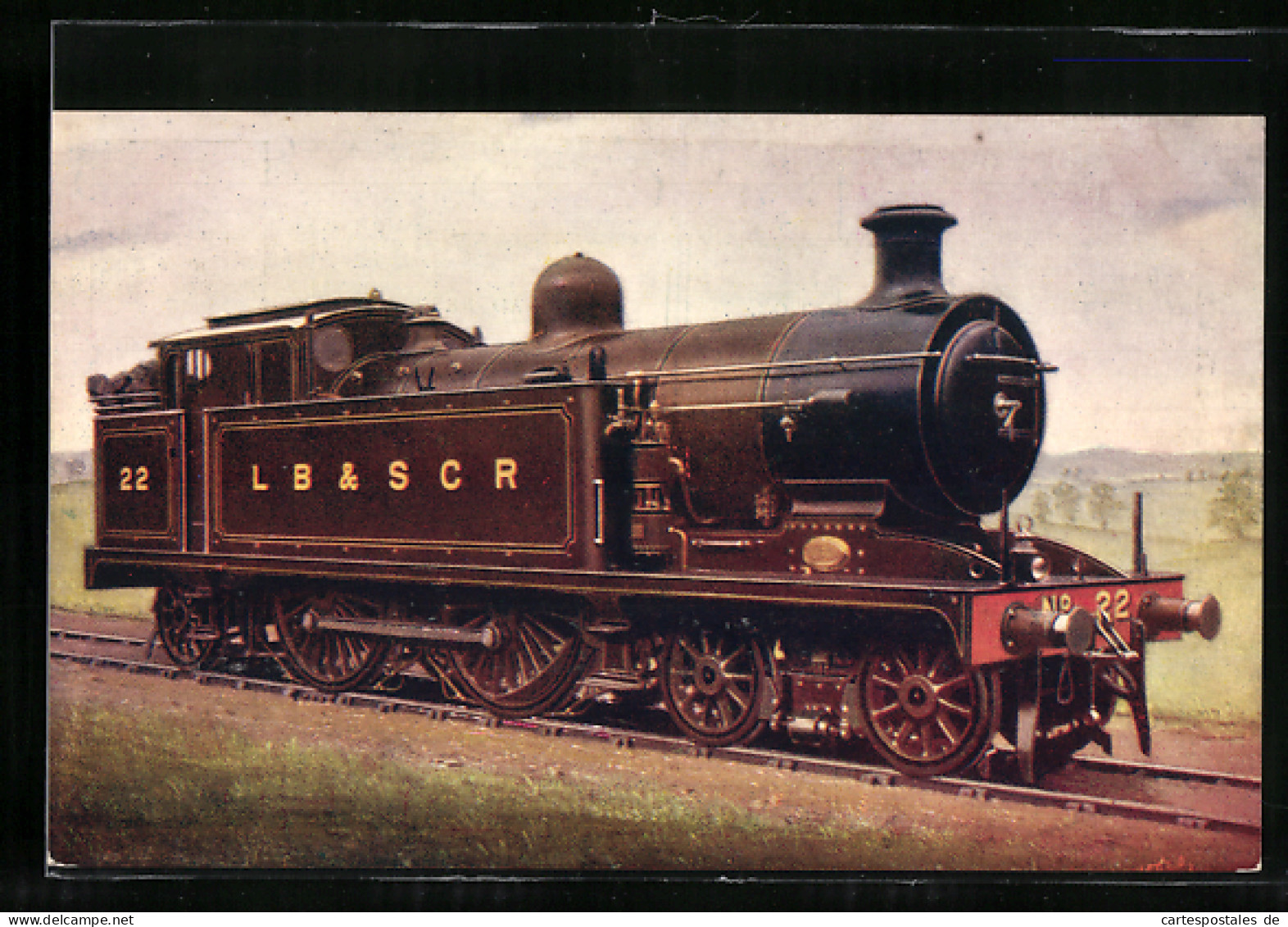 Pc Englische Eisenbahn-Lokomotive No. 22 Der L B & S C R  - Treni