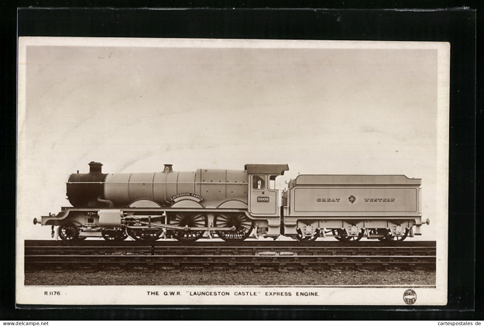 Pc The GWR Launceston Castle Express Engine  - Trains