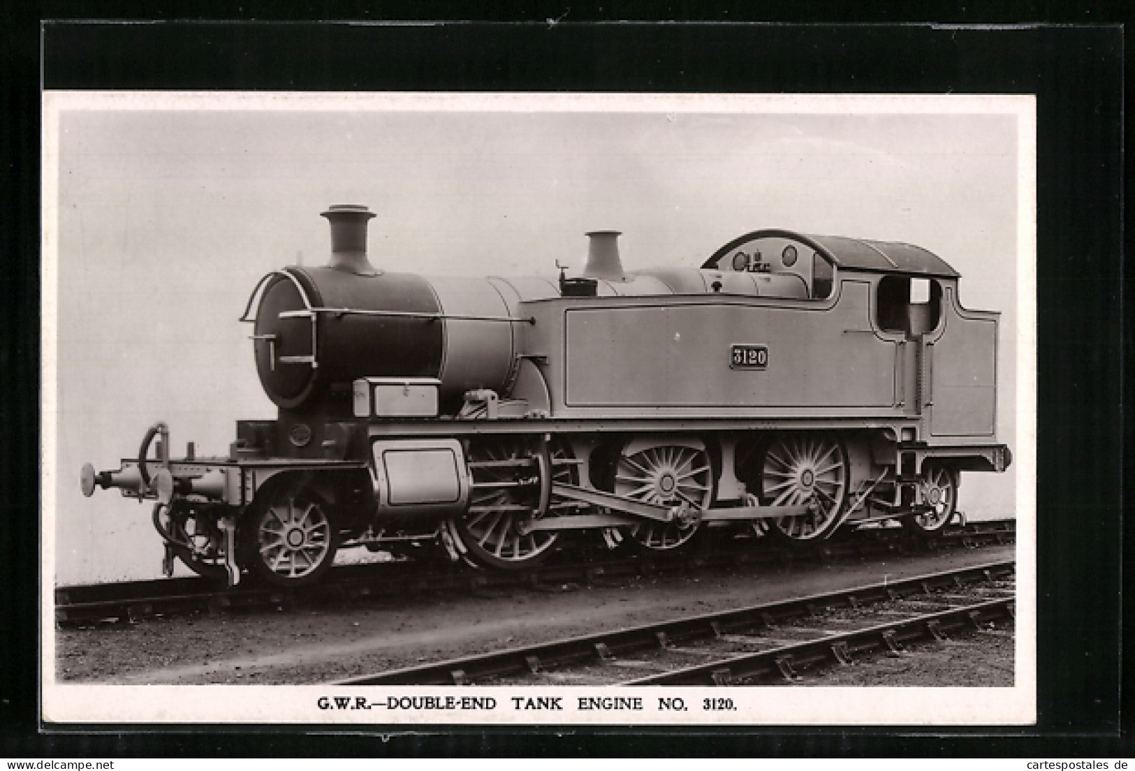 Pc Englische Eisenbahn-Lokomotive No. 3120 Der G.W.R.  - Treinen