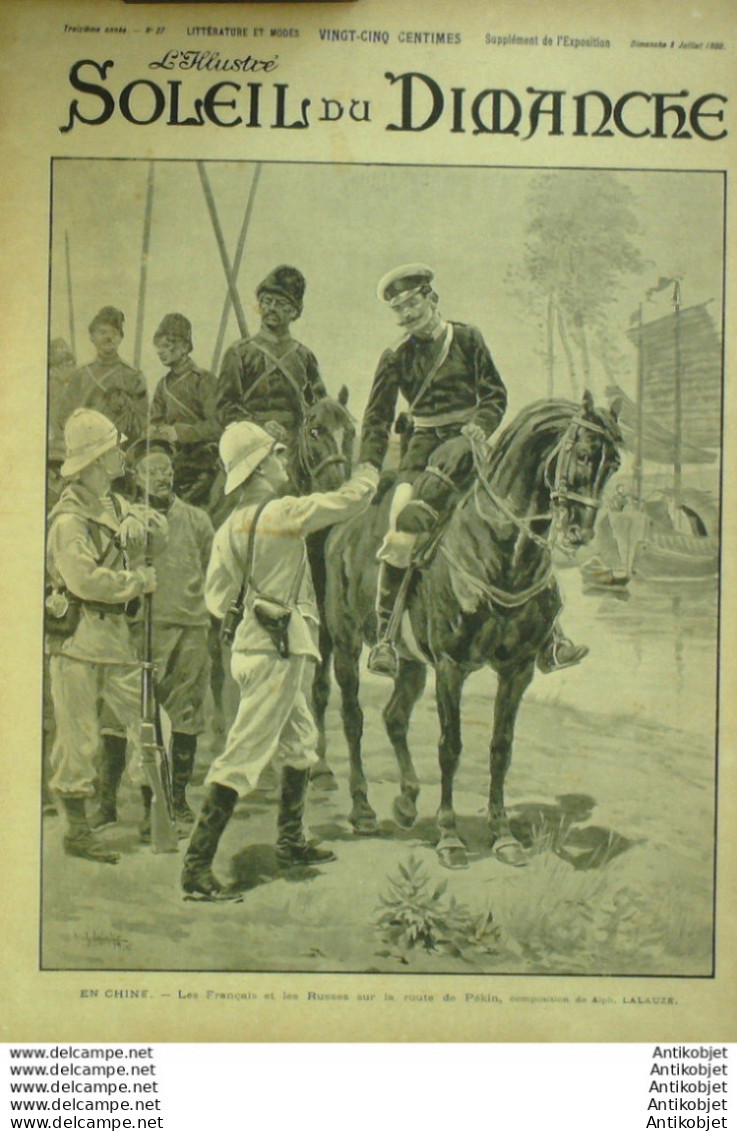 Soleil Du Dimanche 1900 N°27 Chine Li Hung Chang Ching Egypte Khédive Abbas II - 1850 - 1899