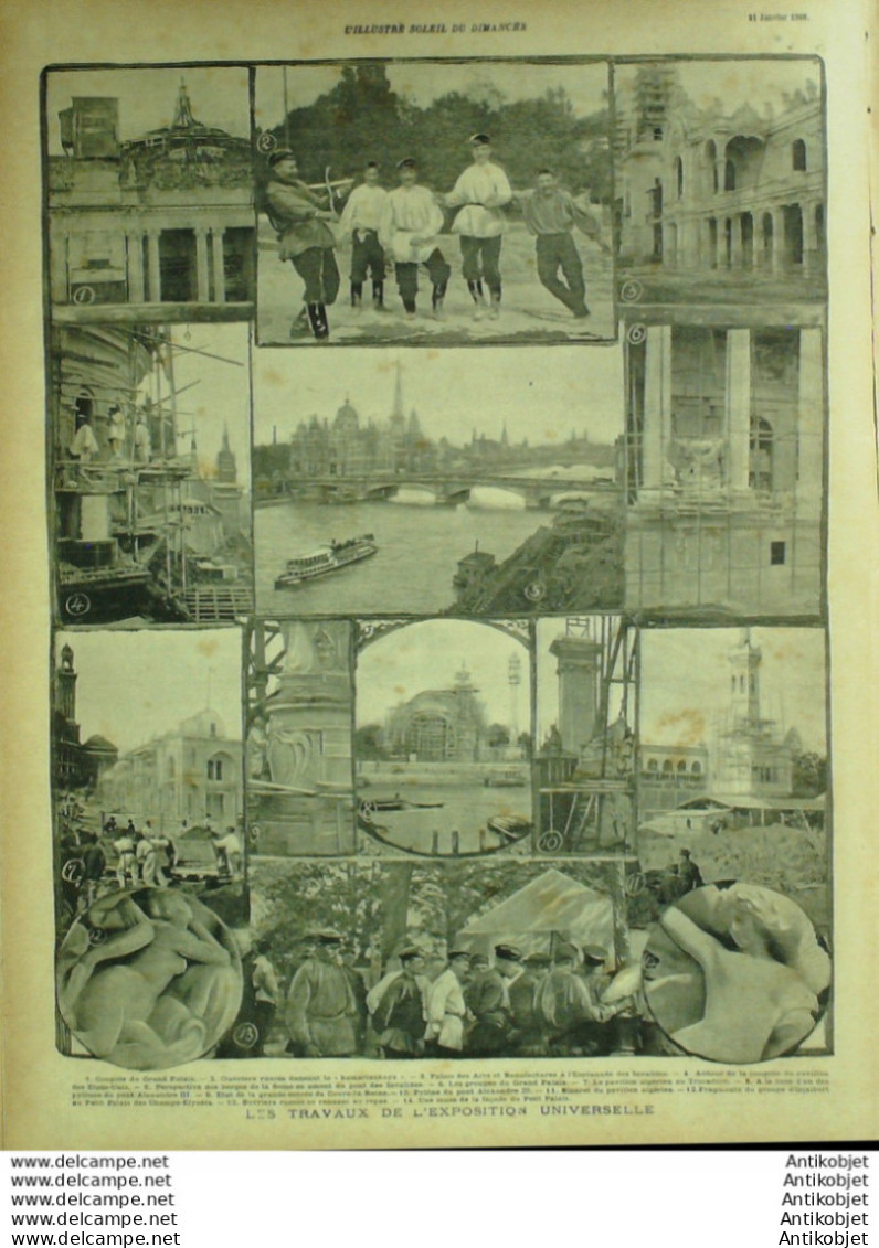 Soleil Du Dimanche 1900 N° 3 Danse Karminskaya Sud Afrique Capetown Stormberg - 1850 - 1899