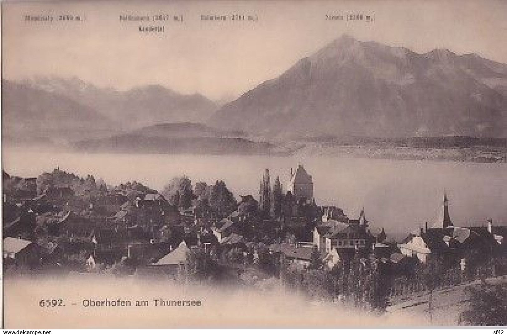 OBERHOFEN   AM THUNERSEE                   PANORAMA - Oberhofen Am Thunersee