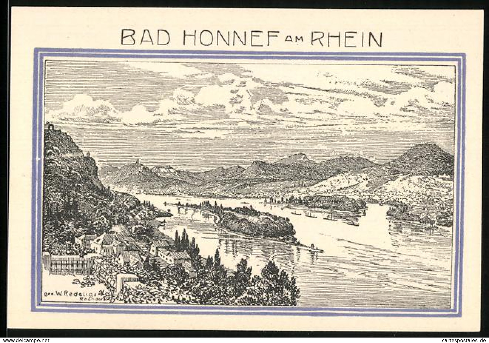 Notgeld Bad Honnef Am Rhein, Ruine Drachenfels Und Blick Auf Den Rhein  - [11] Emisiones Locales