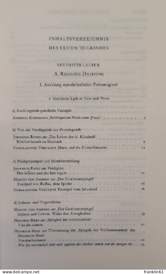 Spätmittelalter. Humanismus. Reformation Erster Teilband. Spätmittelalter Und Frühhumanismus. - 4. 1789-1914