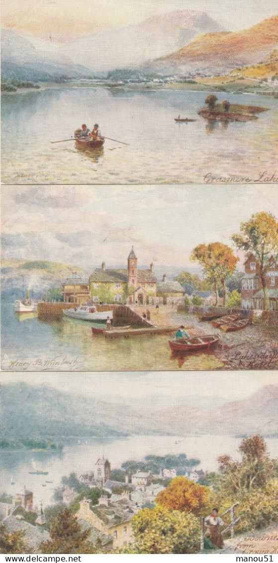 ANGLETERRE - Illustrateur H.B.WINBUSCH - Lot De 3 CPA - Sonstige & Ohne Zuordnung