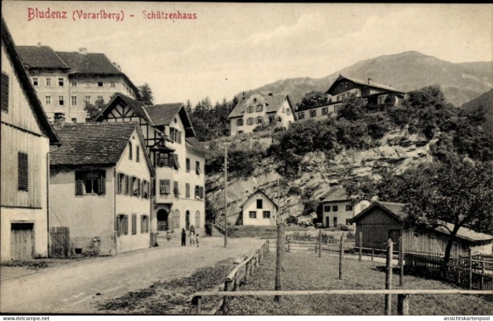 CPA Bludenz Vorarlberg, Schützenhaus - Autres & Non Classés