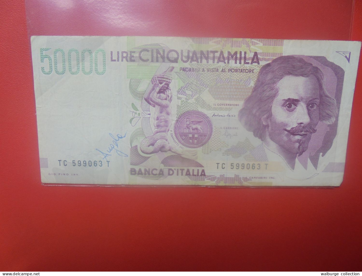 ITALIE 50.000 LIRE 1992 Circuler (B.33) - 50000 Lire