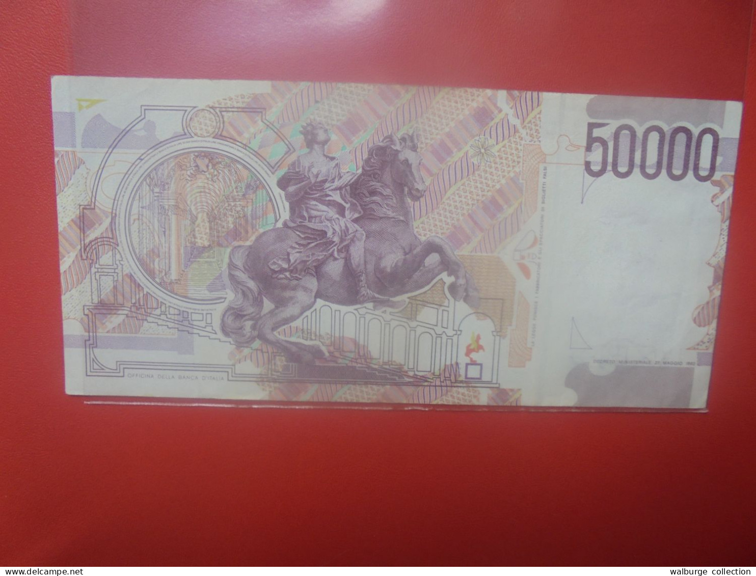 ITALIE 50.000 LIRE 1992 Circuler (B.33) - 50000 Liras