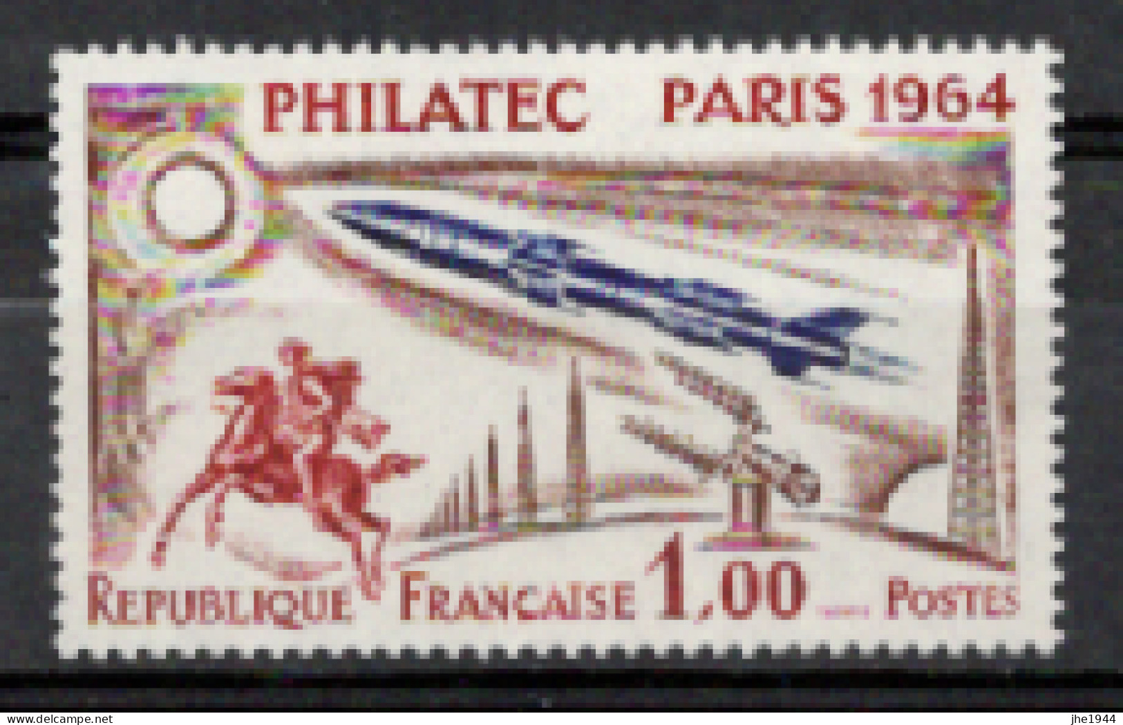 France N° 1422 ** Expo Philatec à Paris - Nuevos