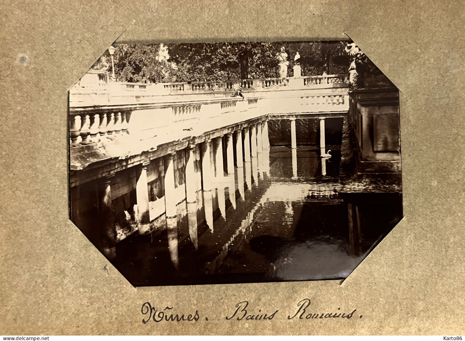 Nimes * Les Bains Chauds * Photo Circa 1890/1910 11.5x8.5cm - Nîmes