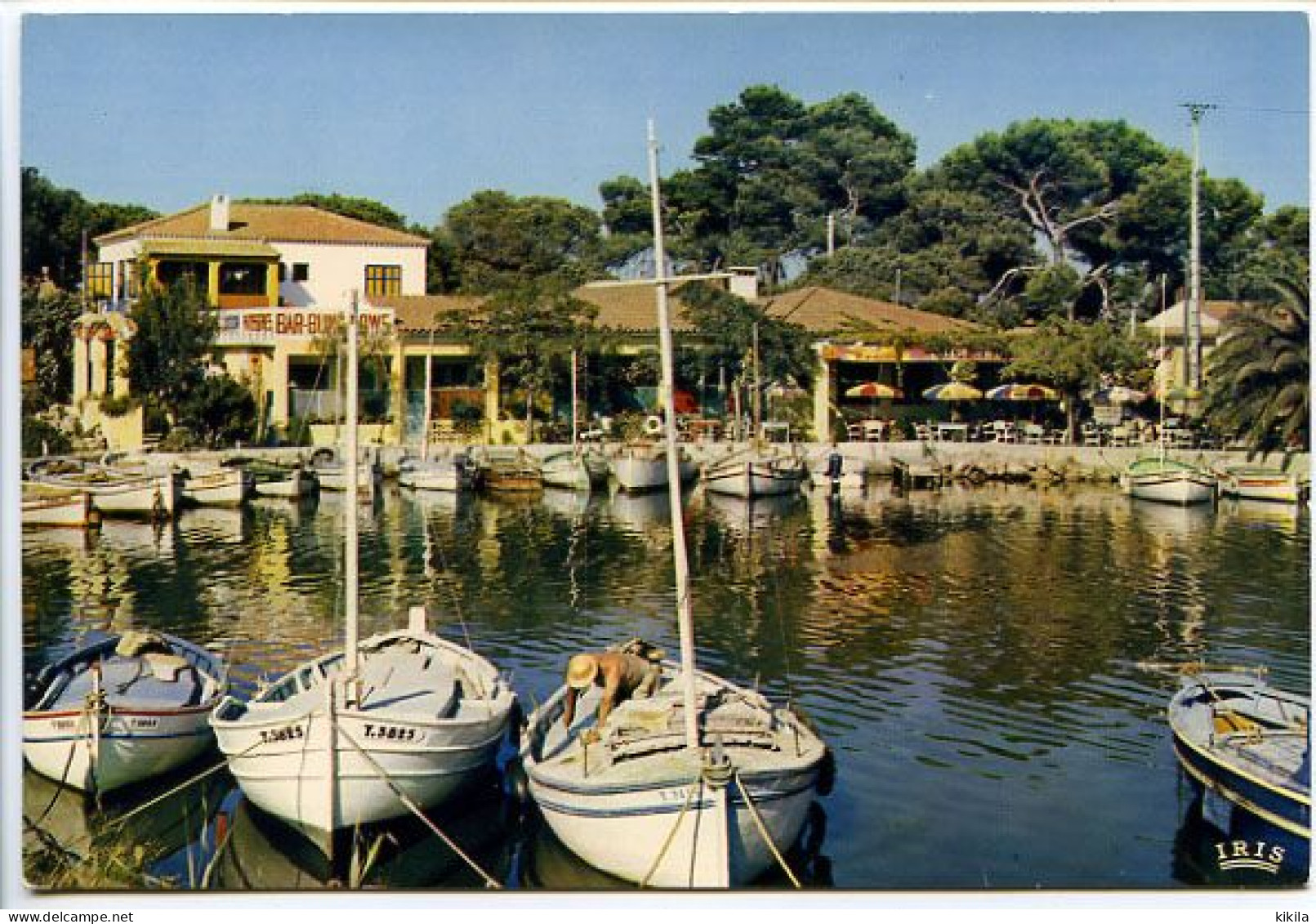 CPSM  10.5 X 15 Var HYERES-les-PALMIERS  Le Port De L'Aygade - Hyeres