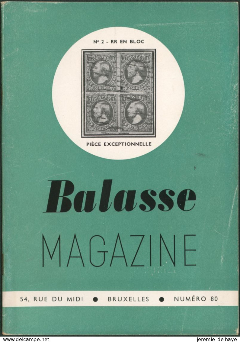 Belgique - BALASSE MAGAZINE : N°80, 36 Pages. TB - Français (àpd. 1941)
