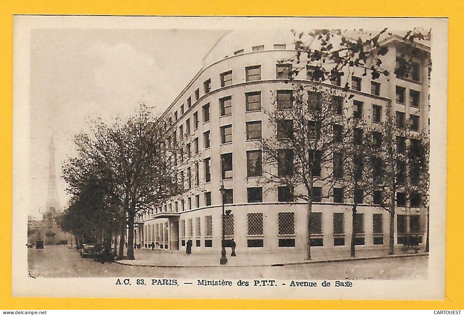 75] Paris > 15 E Ministere Des PTT Avenue De Saxe - District 15