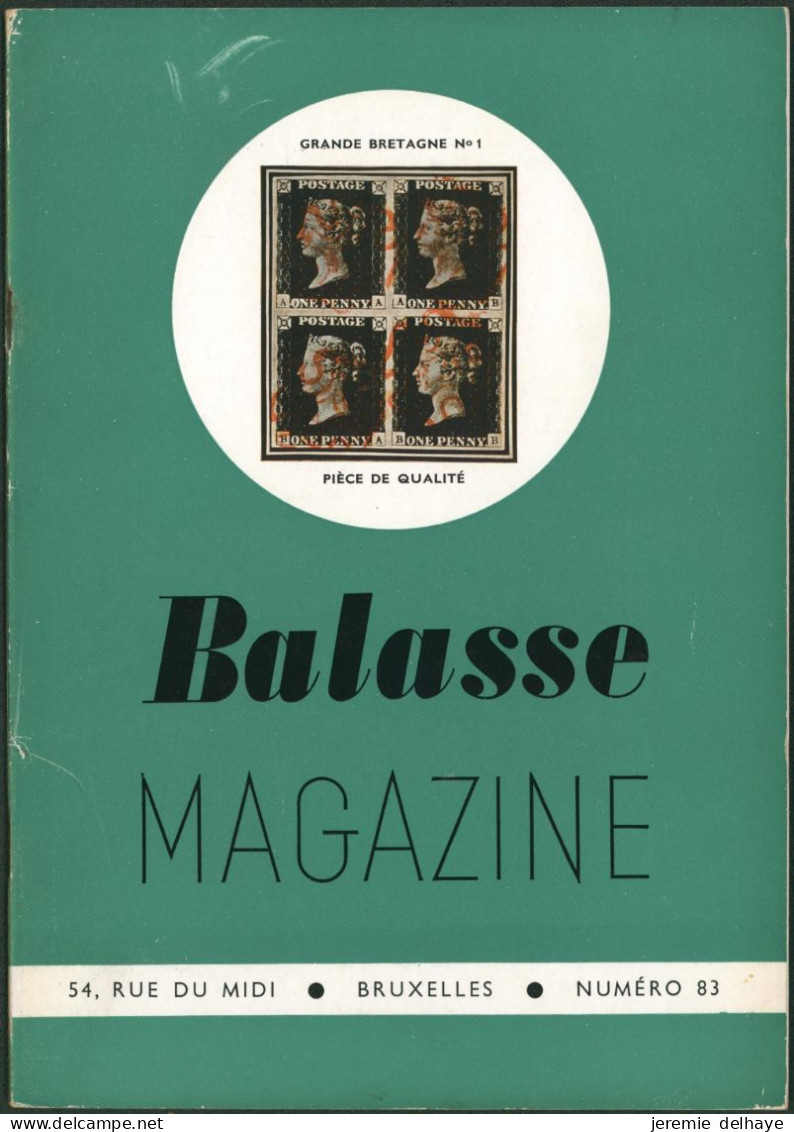 Belgique - BALASSE MAGAZINE : N°83 - Francés (desde 1941)