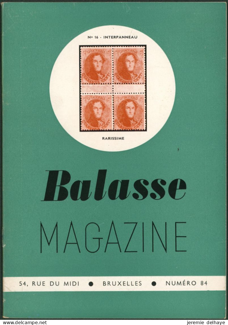 Belgique - BALASSE MAGAZINE : N°84 - Frans (vanaf 1941)