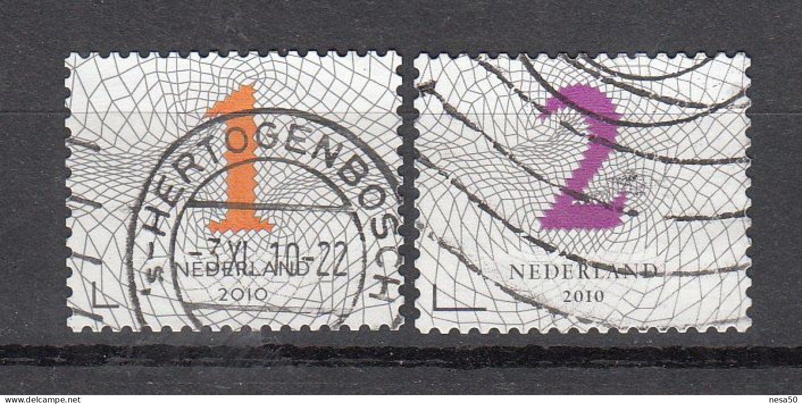 Nederland 2010 Nvph Nr 2748 - 2749, Mi Nr 2771 - 2772 Zakenpostzegels - Usati