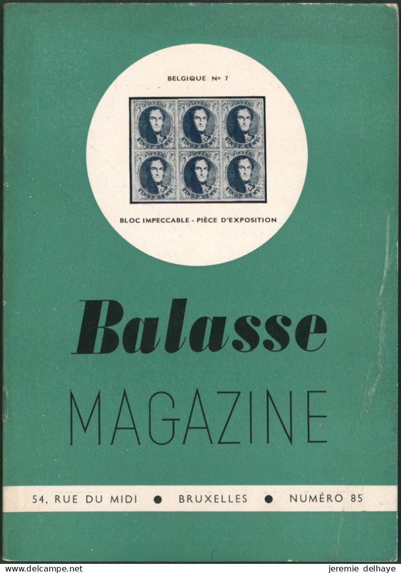 Belgique - BALASSE MAGAZINE : N°85 - Frans (vanaf 1941)