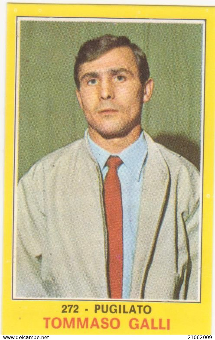 272 TOMMASO GALLI - PUGILATO BOXE - CAMPIONI DELLO SPORT PANINI 1970-71 - Trading Cards