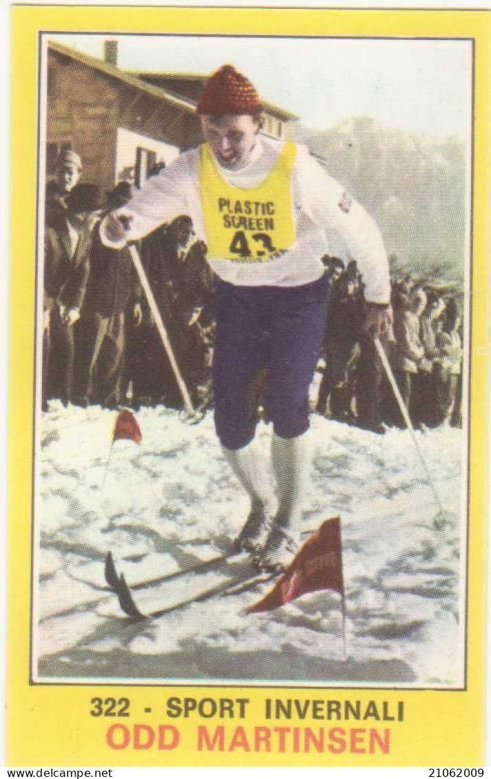 322 ODD MARTINSEN - SPORT INVERNALI SCI SKI - VALIDA - CAMPIONI DELLO SPORT PANINI 1970-71 - Invierno