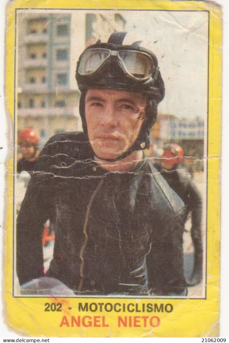 202 ANGEL NIETO - MOTOCICLISMO - CAMPIONI DELLO SPORT PANINI 1970-71 - Andere & Zonder Classificatie