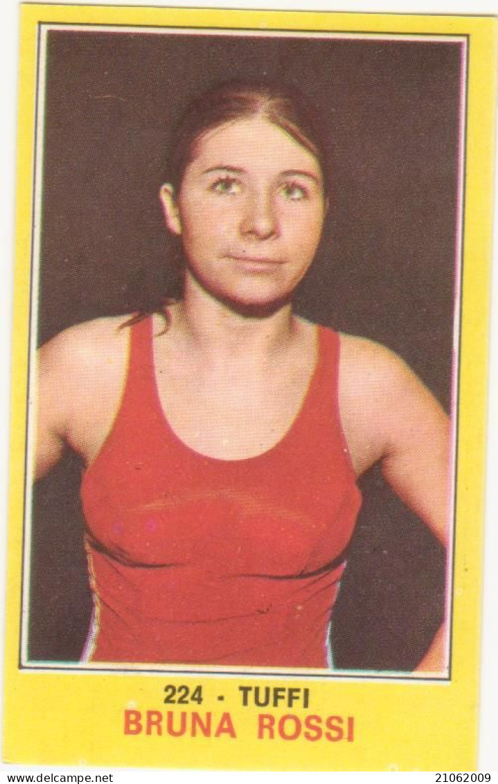 224 BRUNA ROSSI - TUFFI - VALIDA - CAMPIONI DELLO SPORT PANINI 1970-71 - Andere & Zonder Classificatie