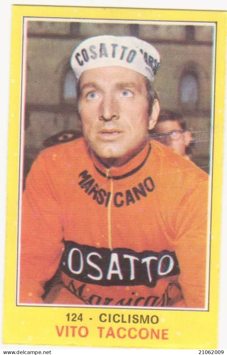 124 VITO TACCONE - CICLISMO - CAMPIONI DELLO SPORT PANINI 1970-71 - Cycling