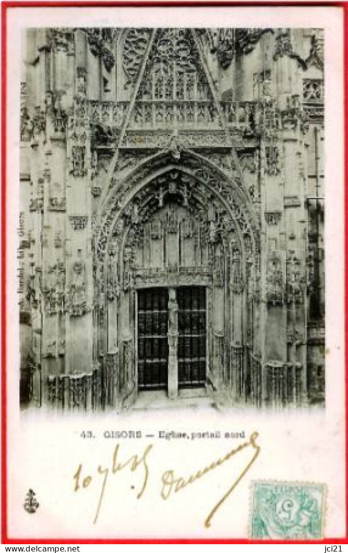 CPA - 27 - EURE - GISORS - EGLISE PORTAIL NORD ( 025)_CP87 - Gisors