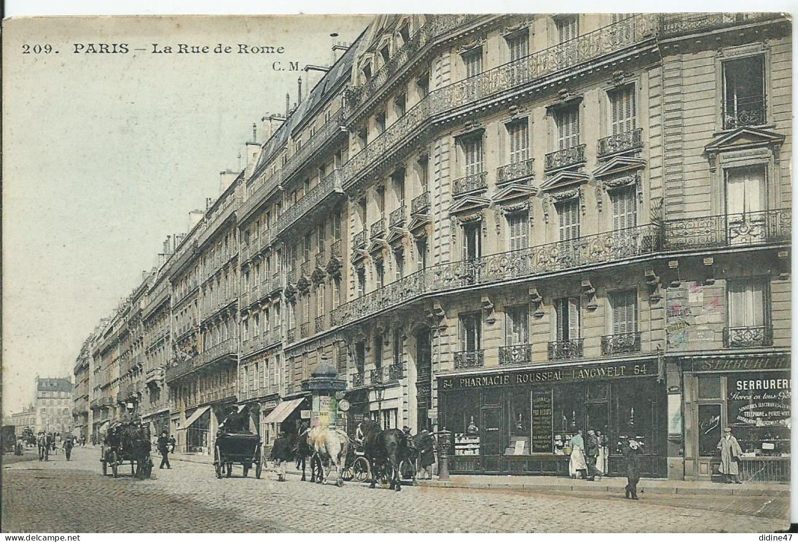 PARIS - Rue De Rome - Distrito: 08