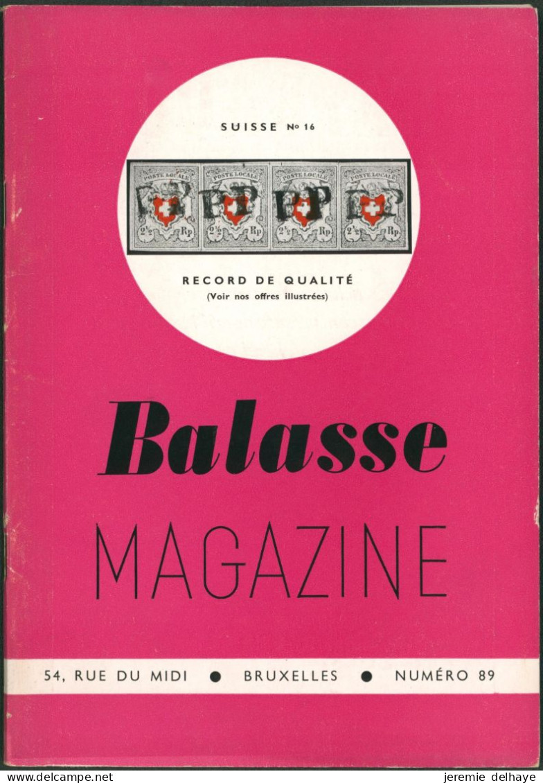 Belgique - BALASSE MAGAZINE : N°89 - Français (àpd. 1941)