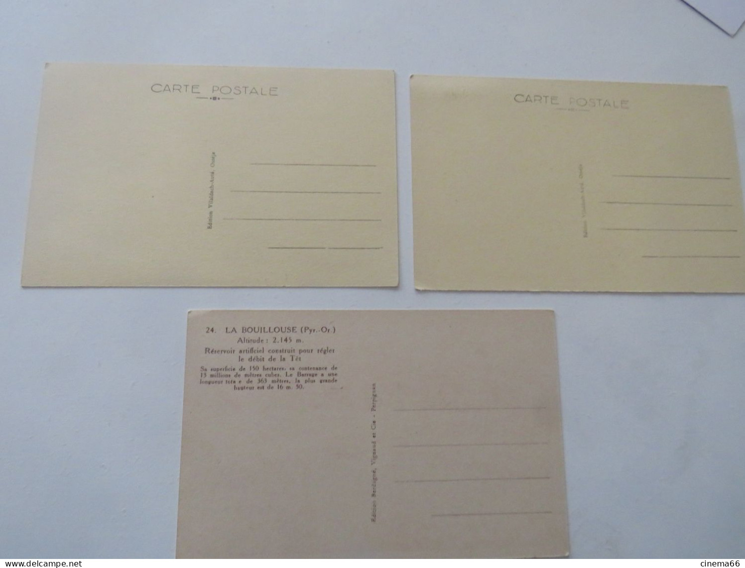 OSSEJA - Lot De 3 Cartes - Andere & Zonder Classificatie