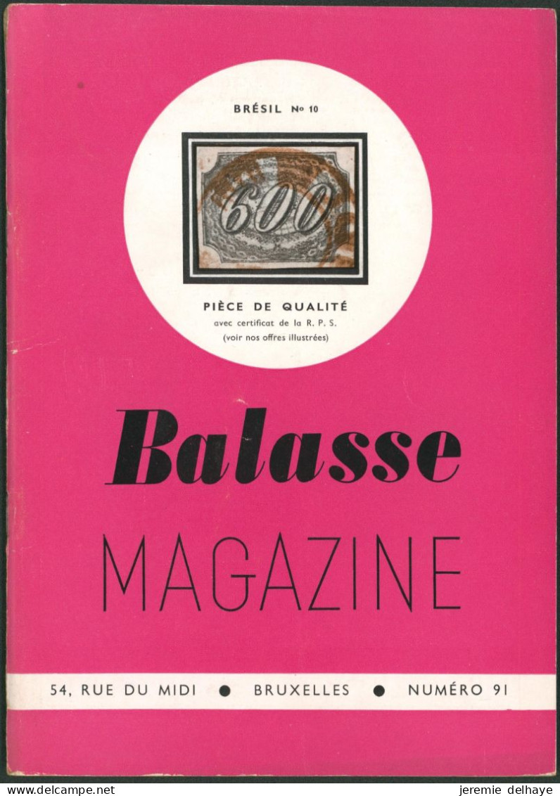 Belgique - BALASSE MAGAZINE : N°91 - Français (àpd. 1941)