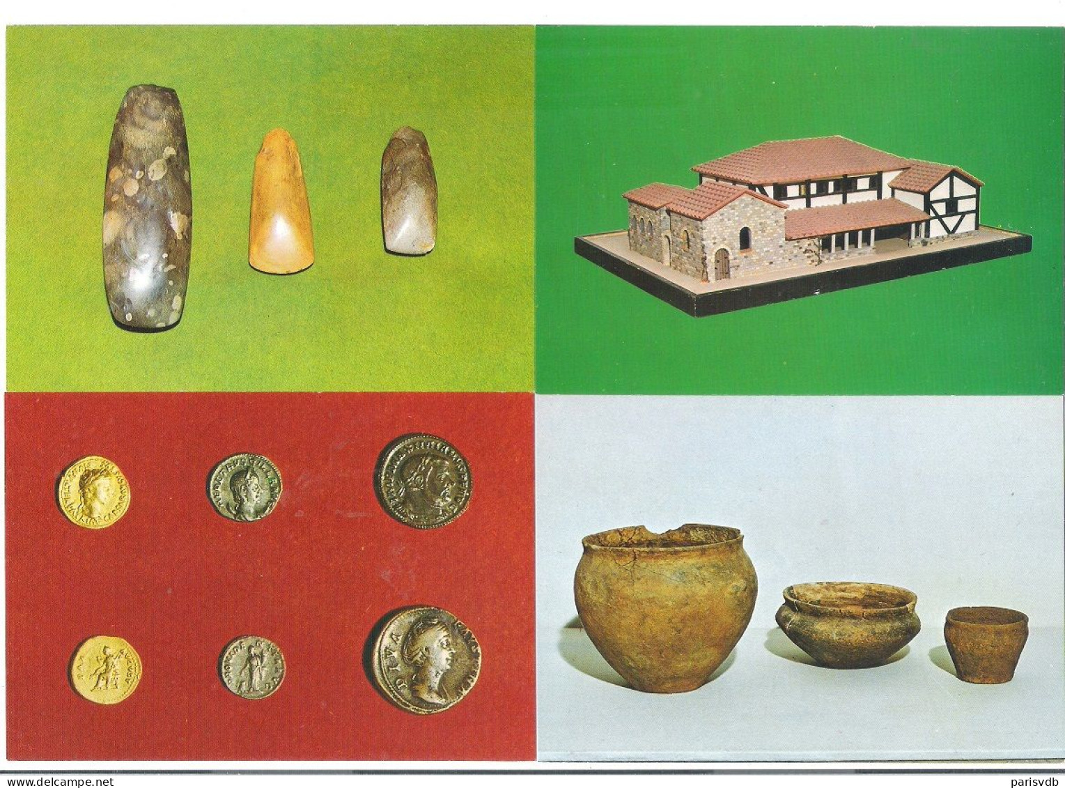TONGEREN - PROVINCIAAL GALLO - ROMEINS MUSEUM - 4 POSTKAARTEN    (14.104) - Tongeren