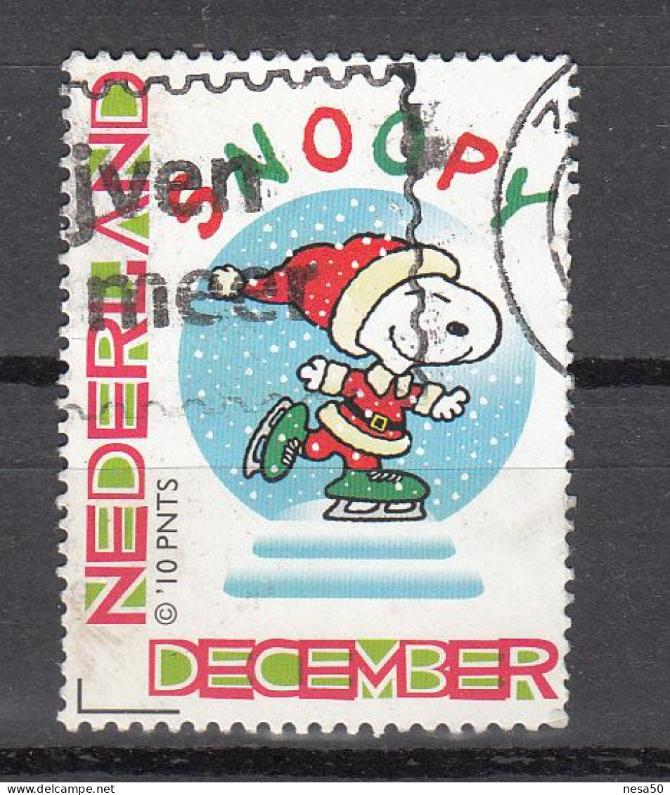 Nederland 2010 Nvph Nr 2777, Mi Nr 2815, Decemberzegel, Snoopy - Used Stamps