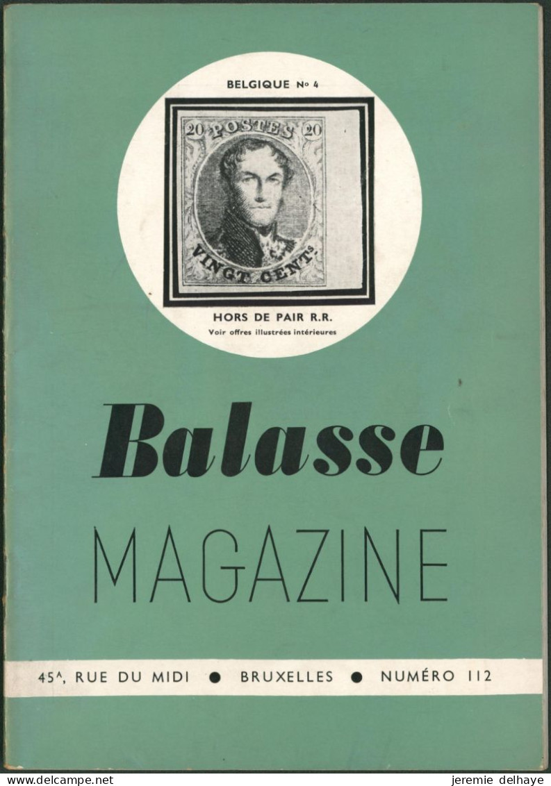 Belgique - BALASSE MAGAZINE : N°112 - French (from 1941)
