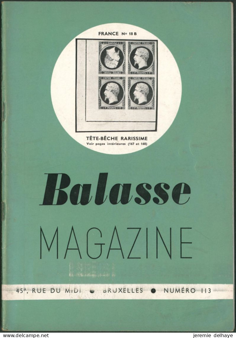 Belgique - BALASSE MAGAZINE : N°113 - Frans (vanaf 1941)